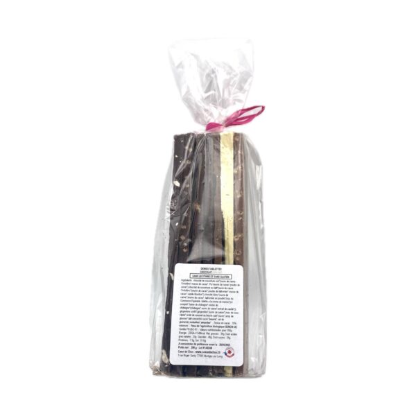 Assortiment de 1/2 de Tablettes au Chocolat Noir, Lait et Blanc BIO – Image 2