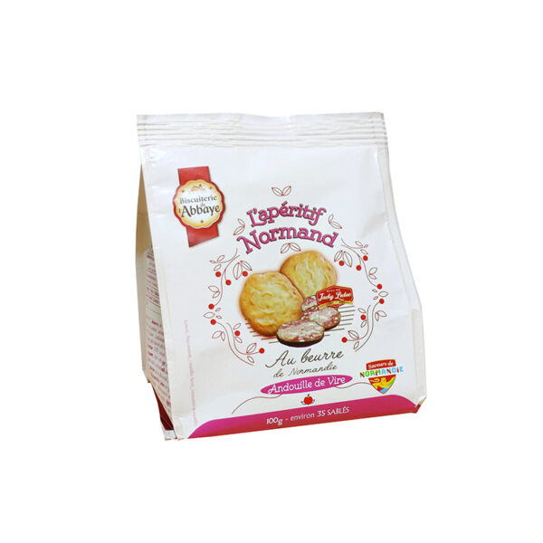 Sablés Apéritifs à l'Andouille Biscuiterie de l'Abbaye - La Ferme de Coubert