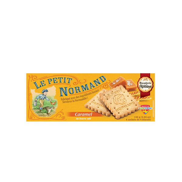 Biscuits Petit Normand au Caramel Biscuiterie de l'Abbaye - La Ferme de Coubert