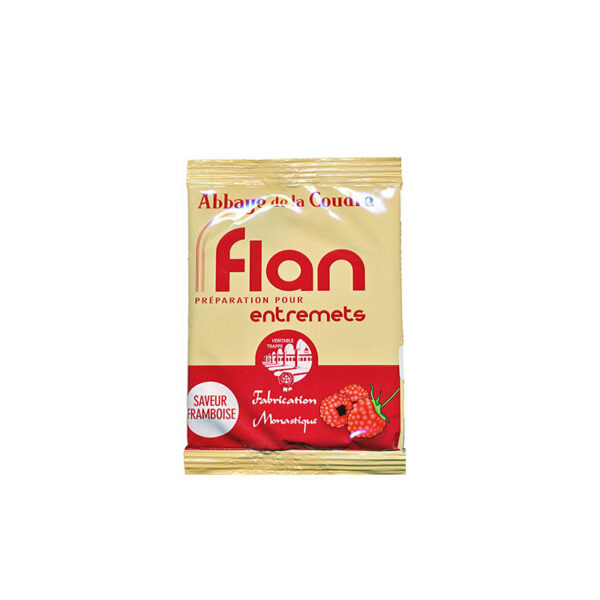 Préparation pour Flan à la Framboise Abbaye de la Coudre - La Ferme de Coubert