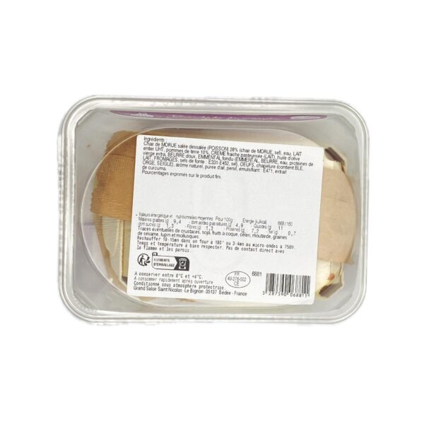 Brandade de Morue Parmentier à la Crème – Image 2