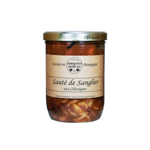 Sauté de Sanglier aux Châtaignes Terrines du Morvan - La Ferme de Coubert