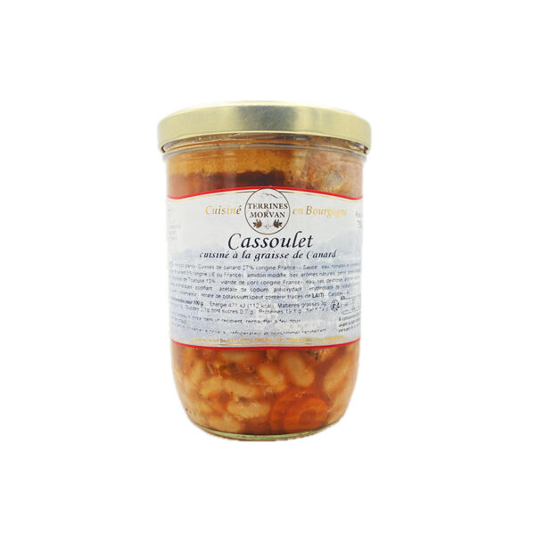 Cassoulet Cuisiné à la Graisse de Canard du Morvan - La Ferme de Coubert