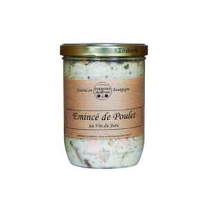 Emincé de Poulet au Vin du Jura du Morvan - La Ferme de Coubert