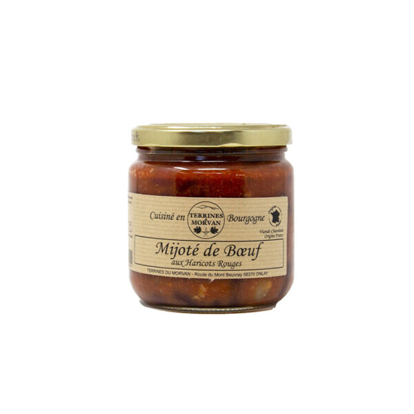Mijoté de Bœuf aux Haricots Rouges Terrines du Morvan - La Ferme de Coubert