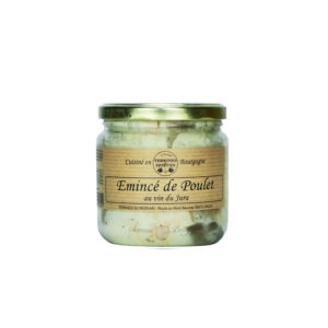 Emincé de Poulet au Vin du Jura Terrines du Morvan - La Ferme de Coubert