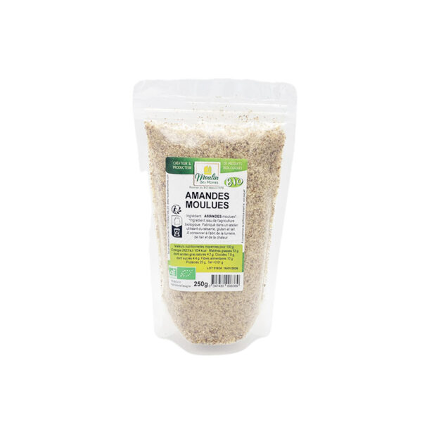 Amandes Moulues BIO Moulin des Moines - La Ferme de Coubert