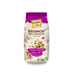Krounchy aux Cranberries, Citron et Miel BIO Grillon d'Or - La Ferme de Coubert