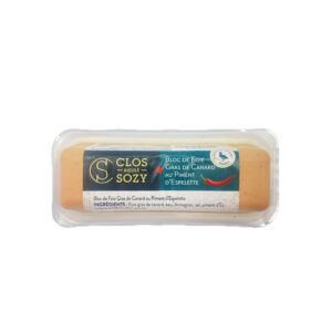 Bloc de Foie Gras au Piment d'Espelette Clos Saint Sozy - La Ferme de Coubert