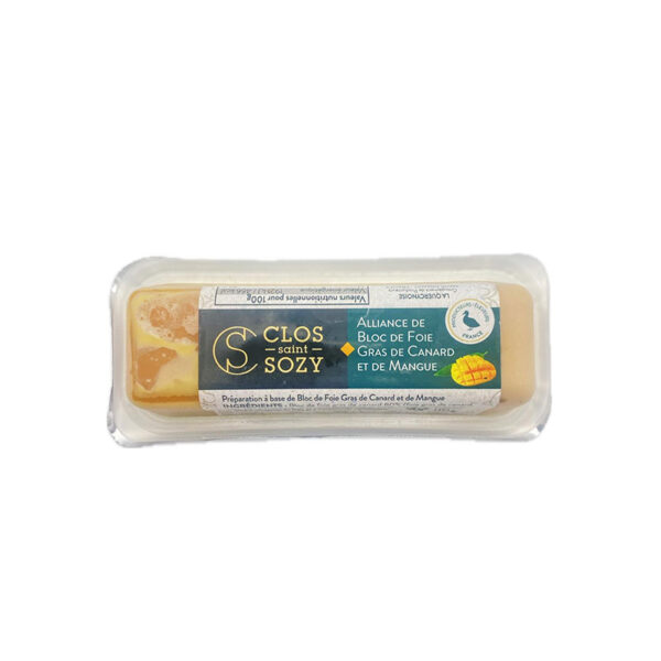 Bloc de Foie Gras à la Mangue Clos Saint Sozy - La Ferme de Coubert