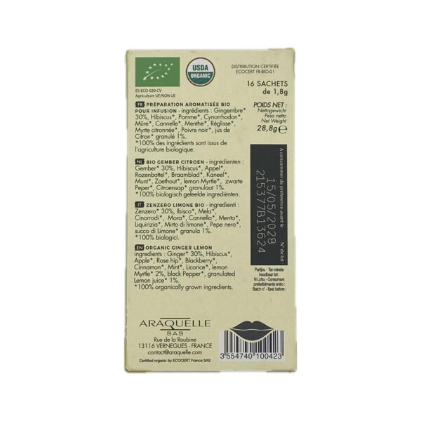 Infusion Gingembre et Citron BIO – Image 2