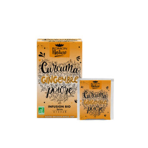 Infusion Curcuma et Gingembre BIO La Ferme de Coubert