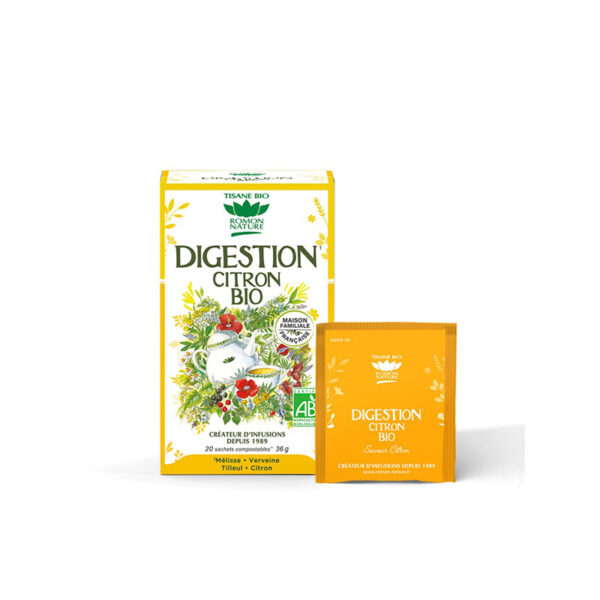 Tisane Digestion Citron BIO La Ferme de Coubert