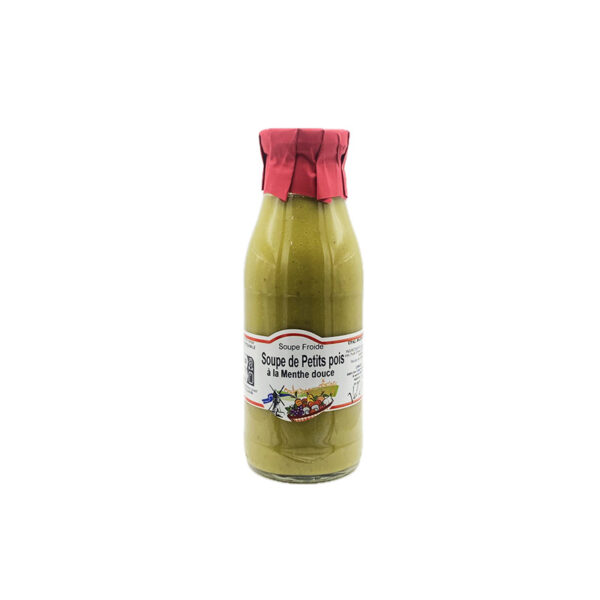 Soupe Froide aux Petits Pois et Menthe Val d'Envigne - La Ferme de Coubert