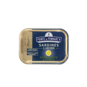 Sardines à l'Ancienne Huile d'Olive et Citron Pointe de Penmarc'h - La Ferme de Coubert