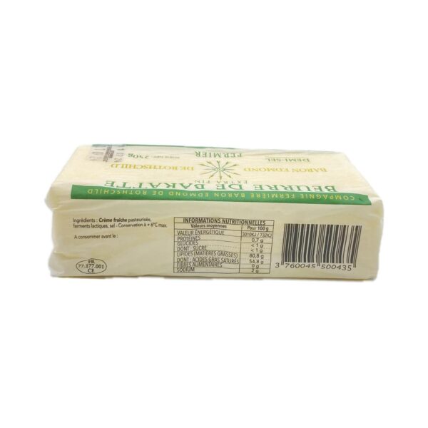 Beurre de Baratte Demi Sel Fermier – Image 2