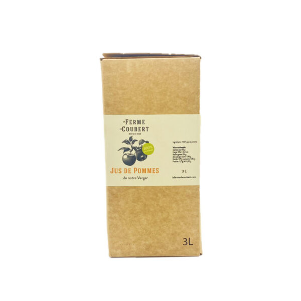 Jus de Pommes de notre Verger de Coubert en BIB 3L