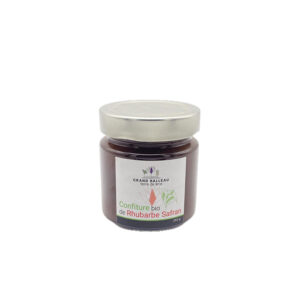 Confiture de Rhubarbe et Safran BIO Grand Balleau la Ferme de Coubert