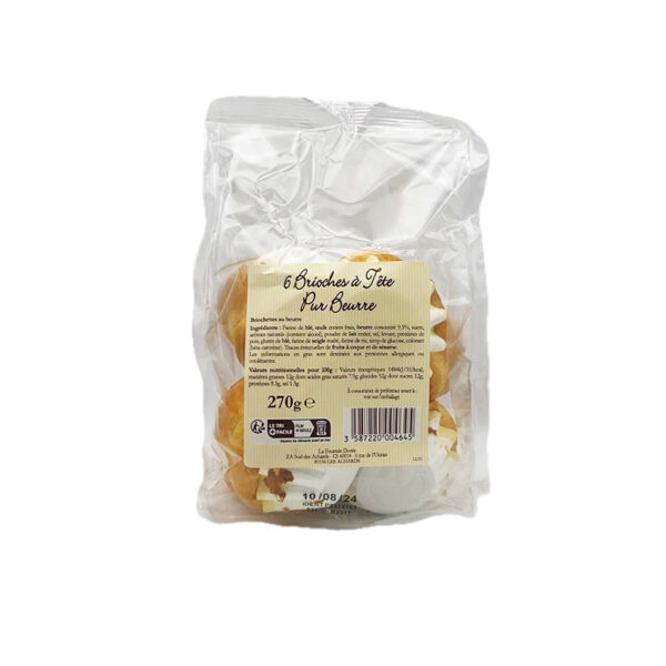 Brioches à Têtes X6 La Ferme de Coubert