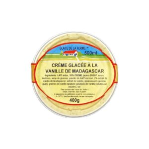 Crème Glacée à la Vanille de Madagascar Les 3 Givrées - La Ferme de Coubert