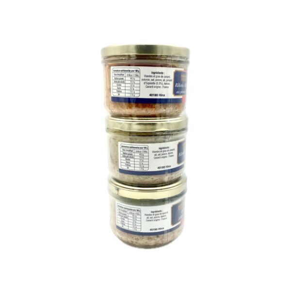 Rillettes X3 Domaine de Castelnau - La Ferme de Coubert
