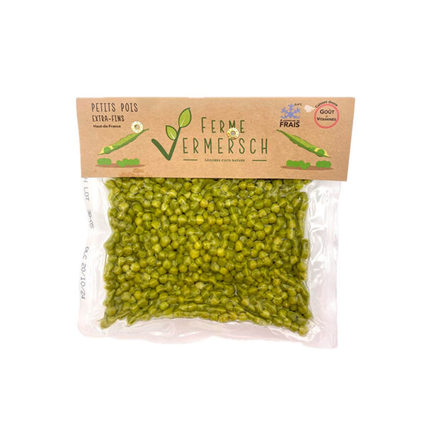 Petits-Pois Extra-Fins Cuits La Ferme Vermersch - La Ferme de Coubert