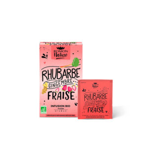 Infusion Rhubarbe Fraise BIO Romon Nature - Sélection La Ferme de Coubert
