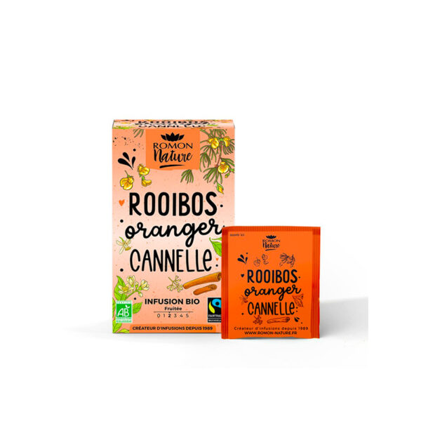 Rooibos Oranger Cannelle BIO Romon Nature - Sélection La Ferme de Coubert