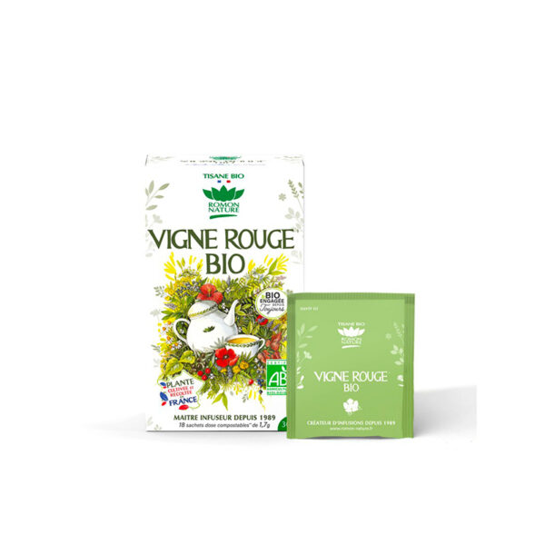 Tisane Vigne Rouge BIO Romon Nature - Sélection La Ferme de Coubert