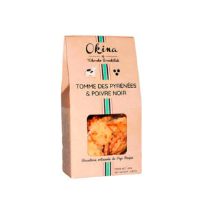 Biscuits à la Tomme des Pyrénées et Poivre Noir Okina - La Ferme de Coubert