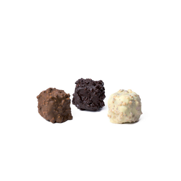 Trio de Rochers en Chocolat BIO Moulin des Moines - La Ferme de Coubert