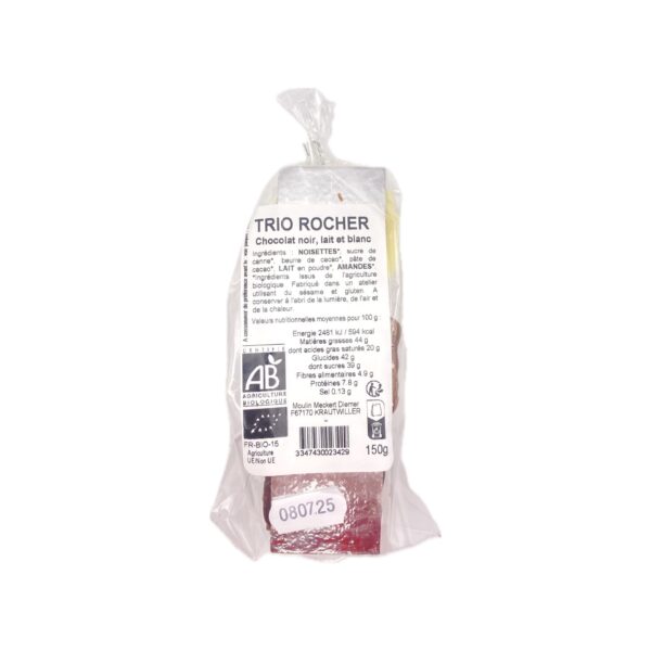 Trio de Rochers en Chocolat BIO – Image 2