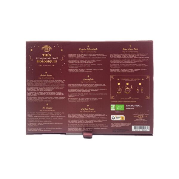 Coffret Thés Féériques de Noël BIO