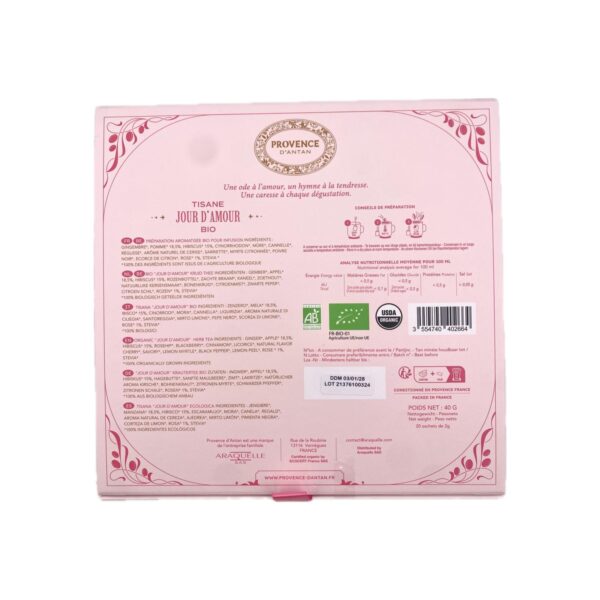 Coffret Tisanes "Jour d'Amour" BIO – Image 3