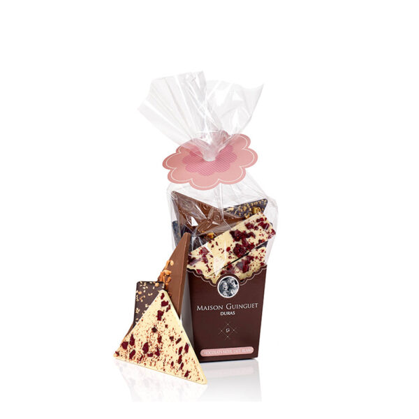 Boitasac Chocolats Noir, Blanc et Lait Maison Guinguet - La Ferme de Coubert